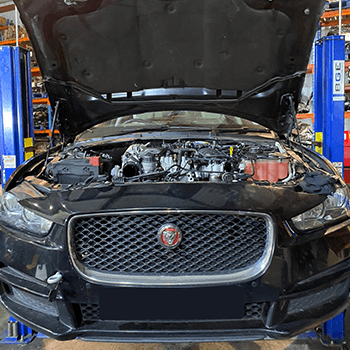 Jaguar XE Engine Work
