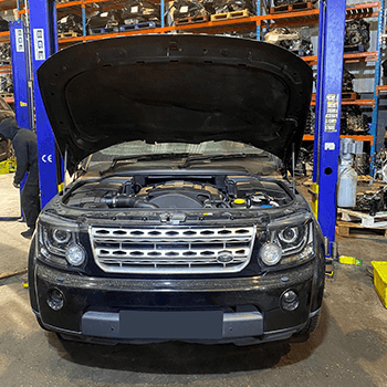 Land Rover Engine Bay