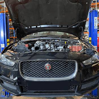 Jaguar XE Engine Work
